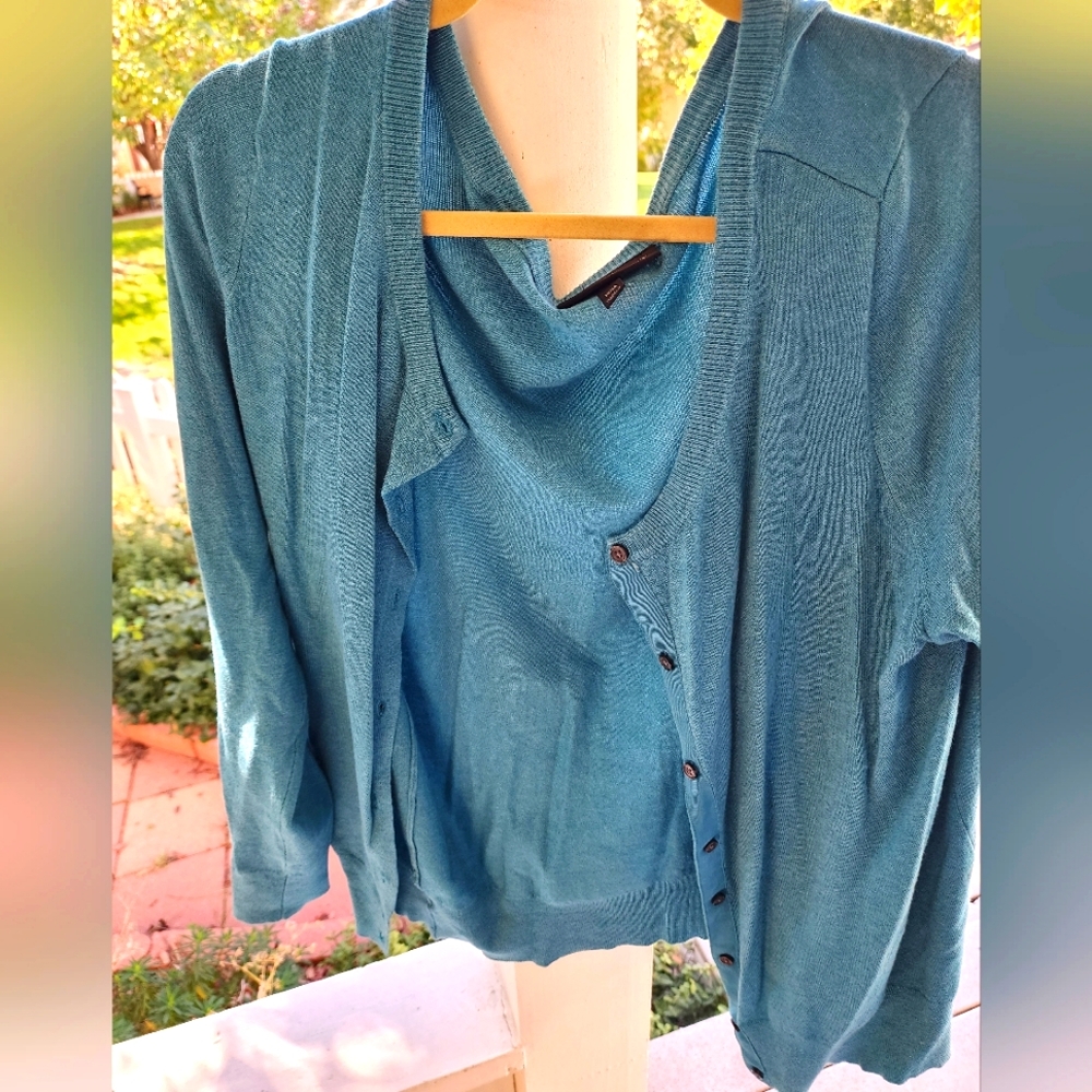 Lane Bryant button front cardigan sweater
